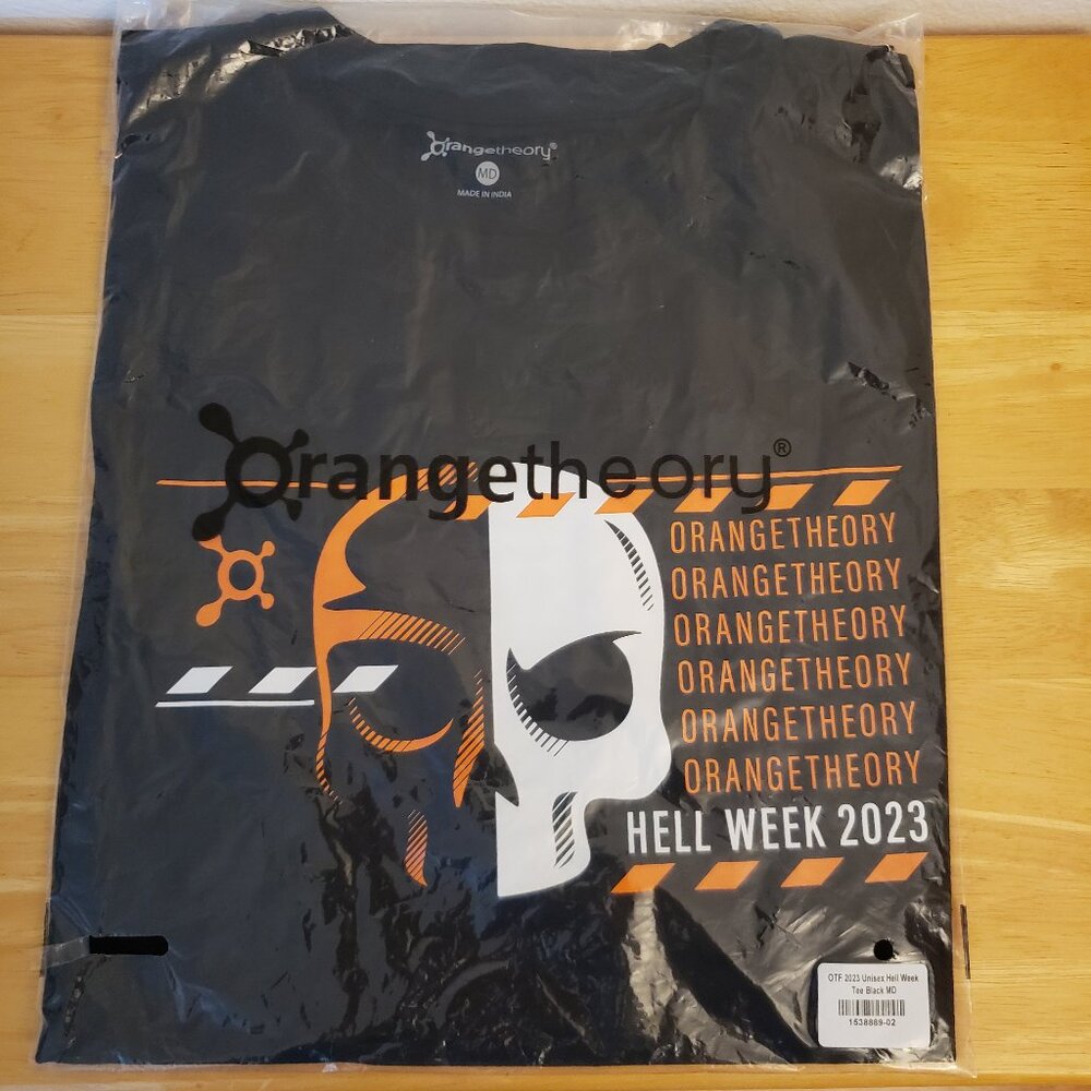 Orangetheory Fitness Hell Week 2023 Short Sleeve T-Shirt, Size Medium